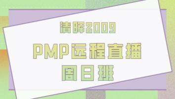 清晖2009期PMP远程直播—周日班